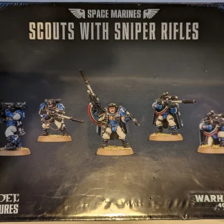 Space Marines Scouts With Sniper Rifles