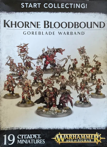 Start Collecting Khorne Bloodbound Goreblade Warband